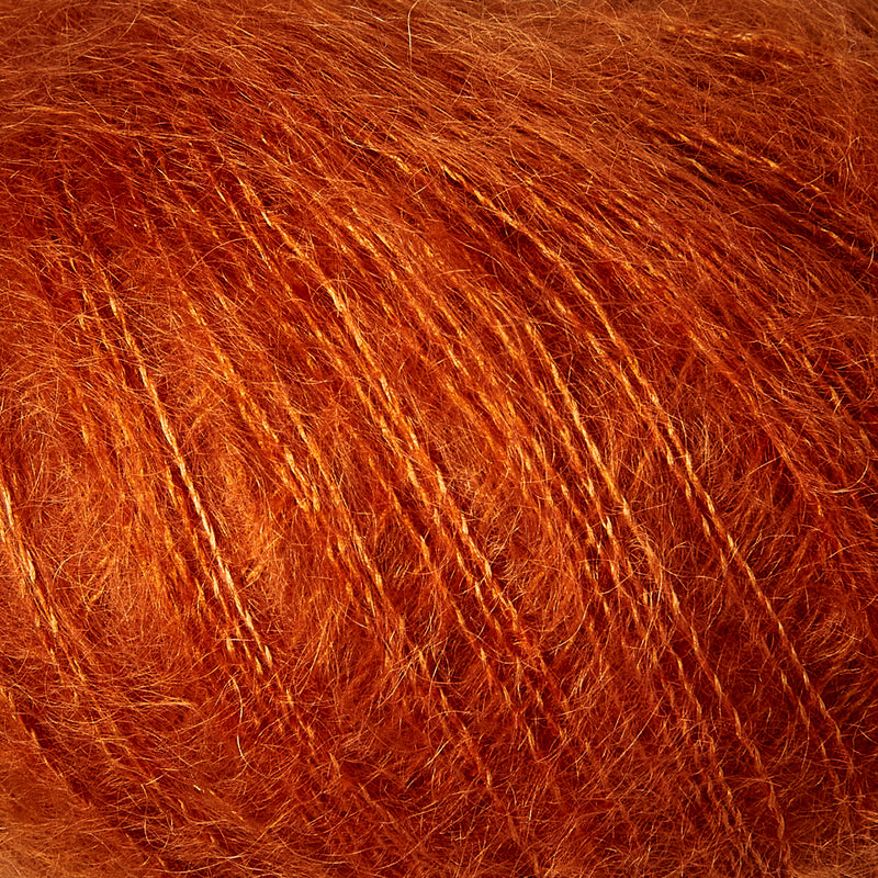 Knitting for Olive Soft Silk Mohair - Burnt Orange<br>