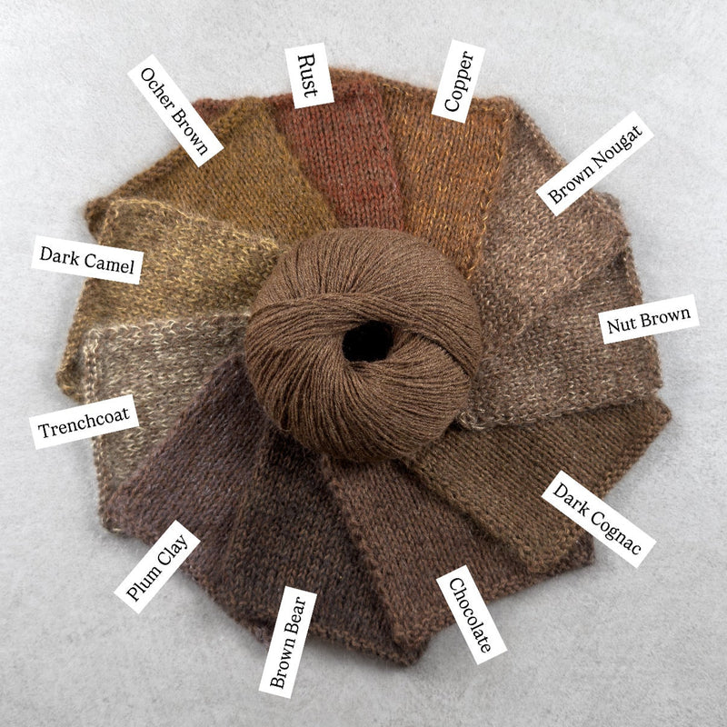 Knitting for Olive Merino - Dark Cognac