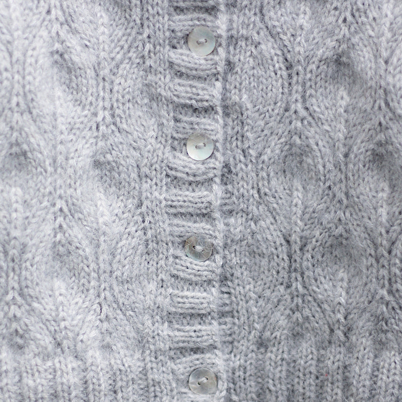 Olivenfarget cardigan