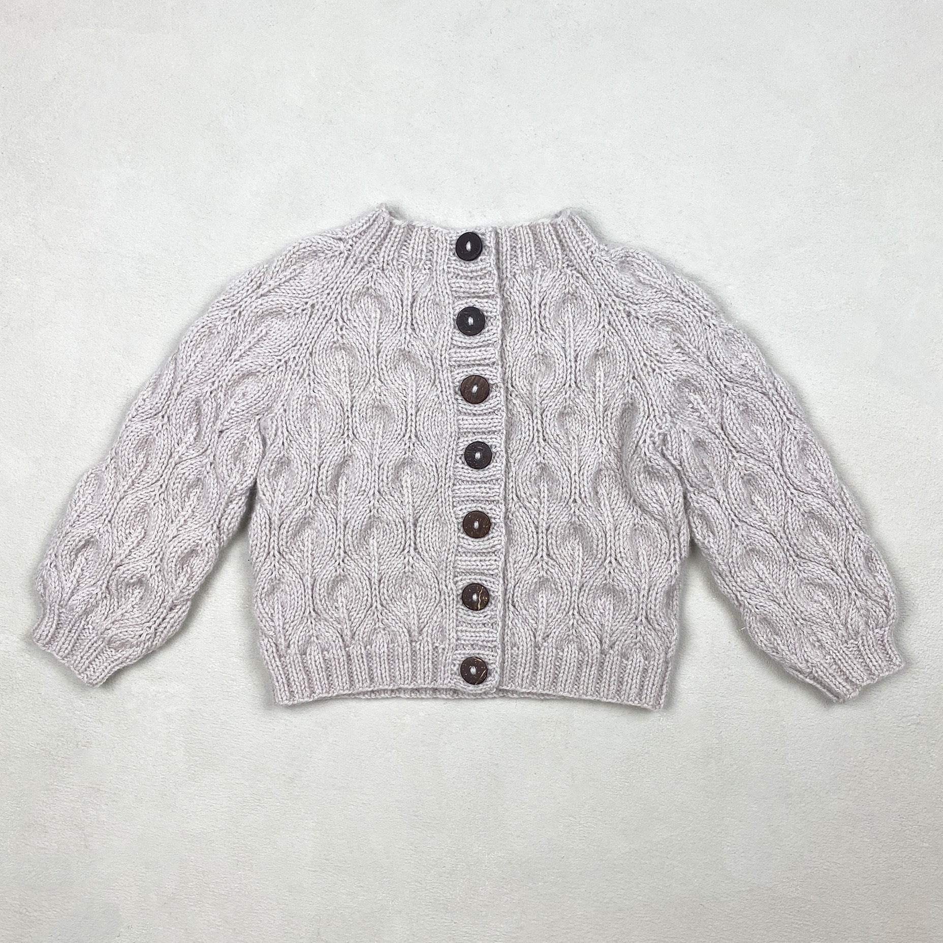 Olivenfarget cardigan