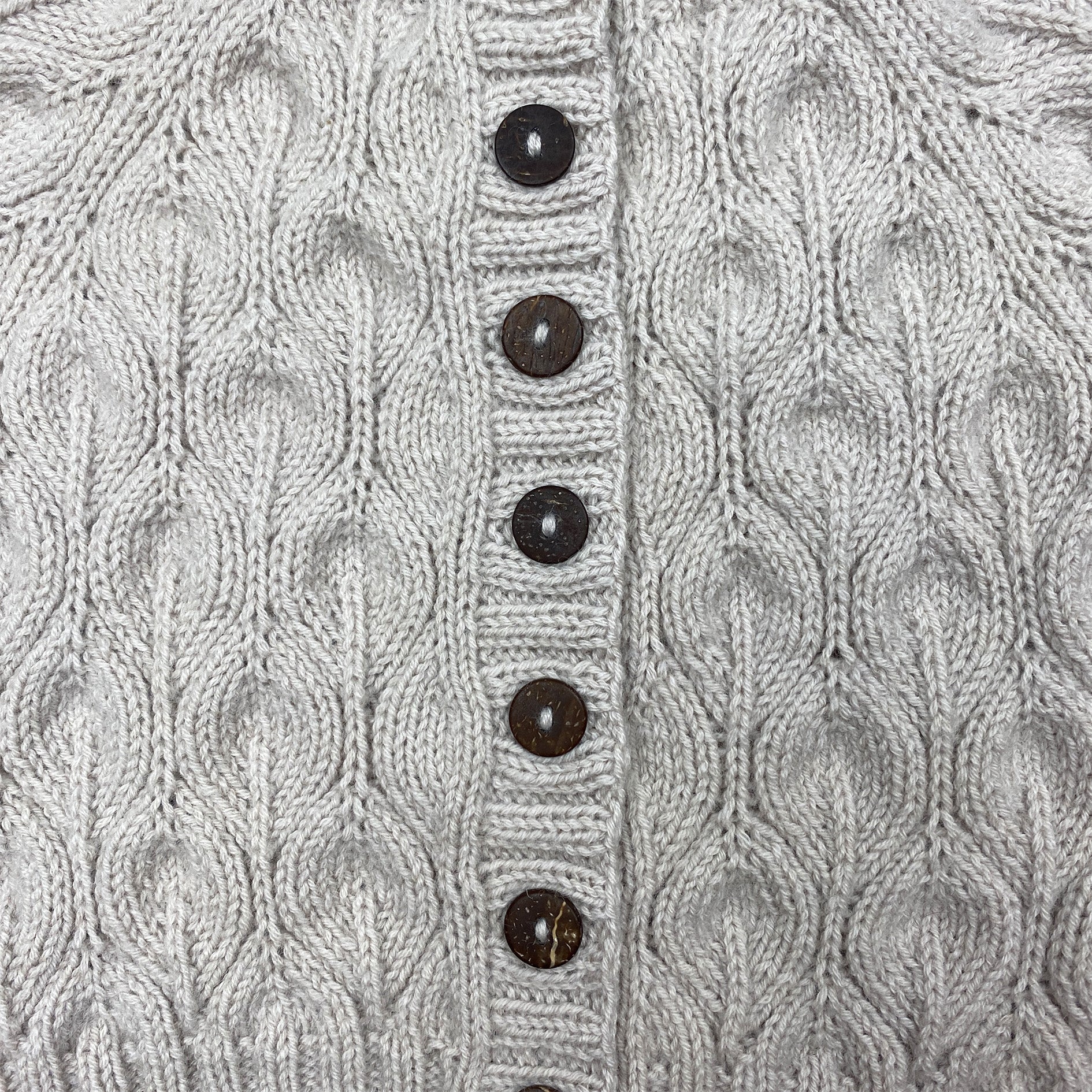 Olivenfarget cardigan