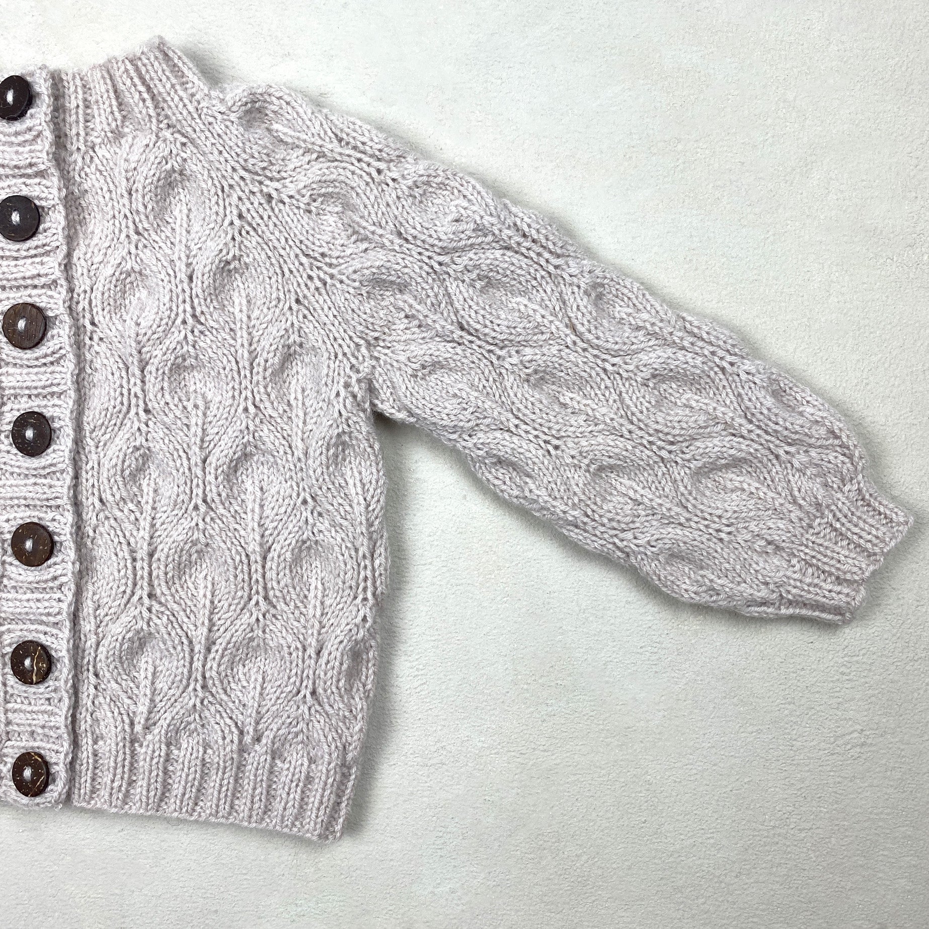 Olivenfarget cardigan