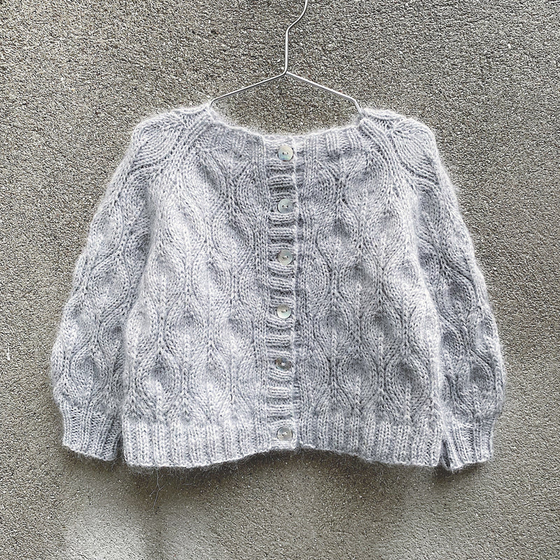Olivenfarget cardigan