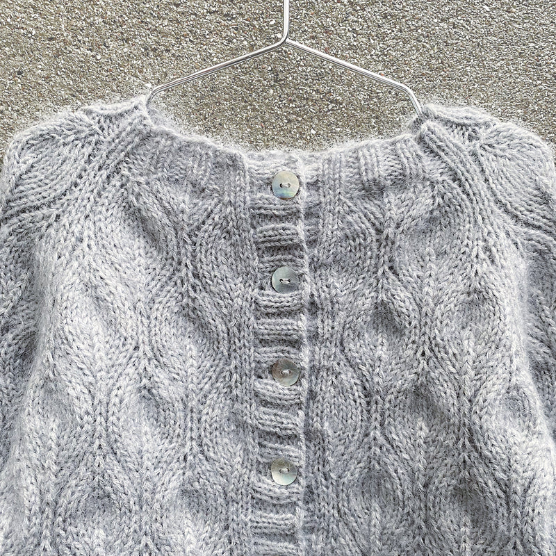 Olivenfarget cardigan