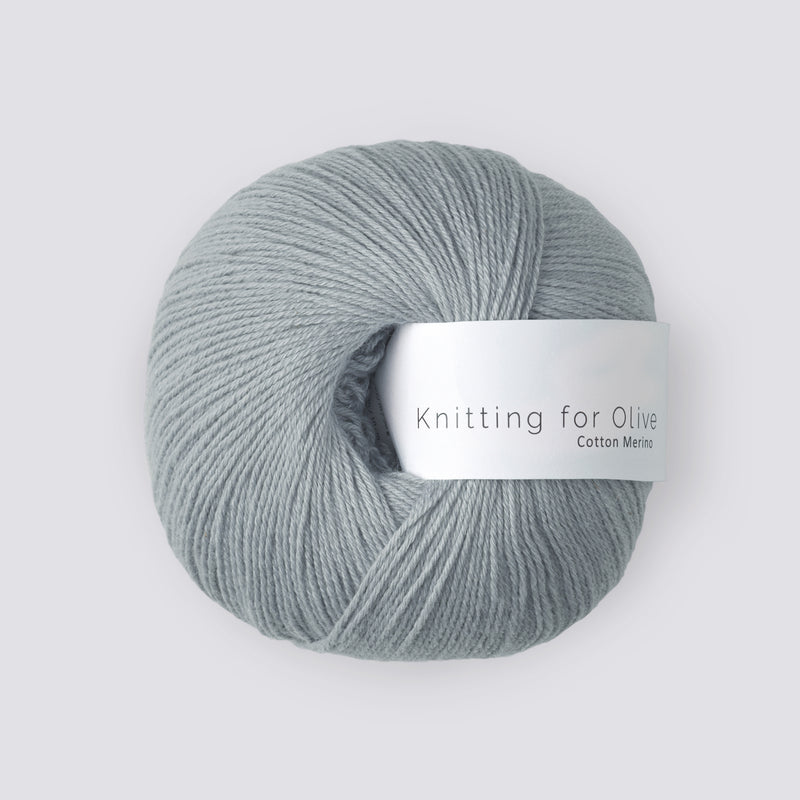 Knitting for Olive Cotton Merino - Soft Blue