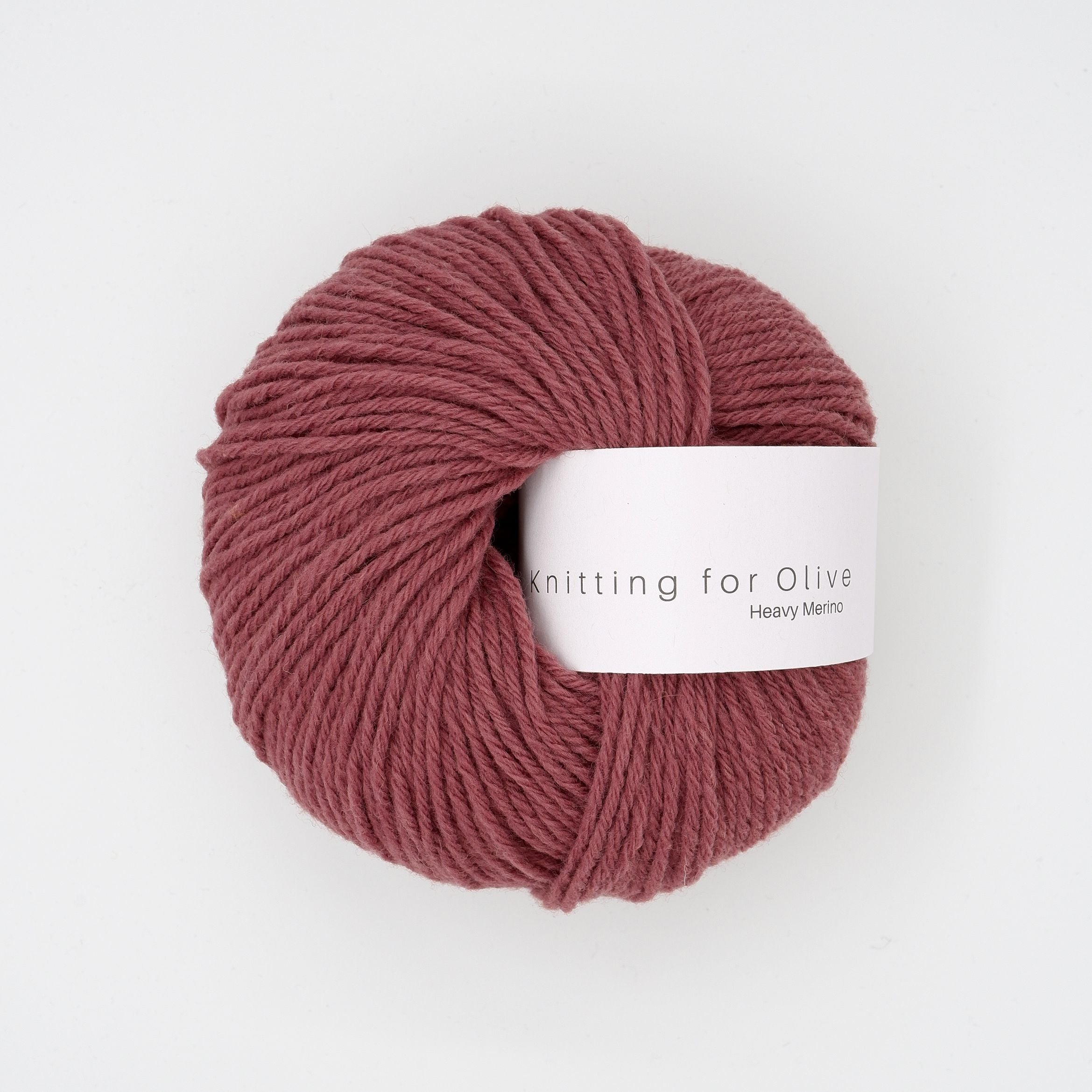 Breien voor Olive HEAVY Merino - Plum Rose