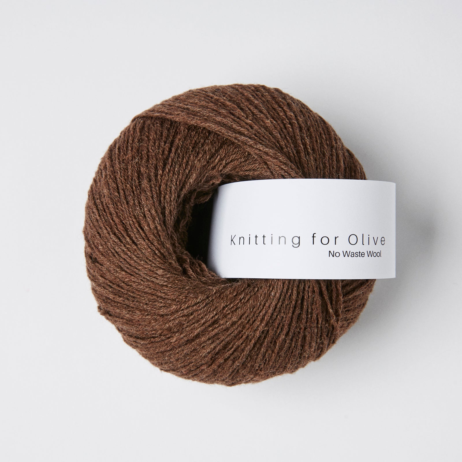 Breien voor Olive No Waste Wool - Chocolate