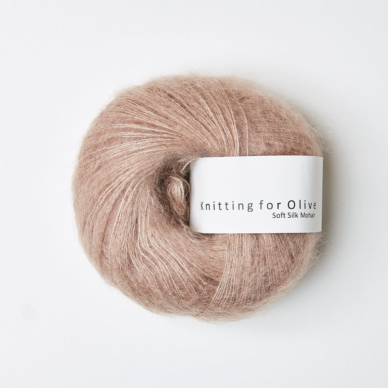 Knitting for Olive Soft Silk Mohair - Rose Clay