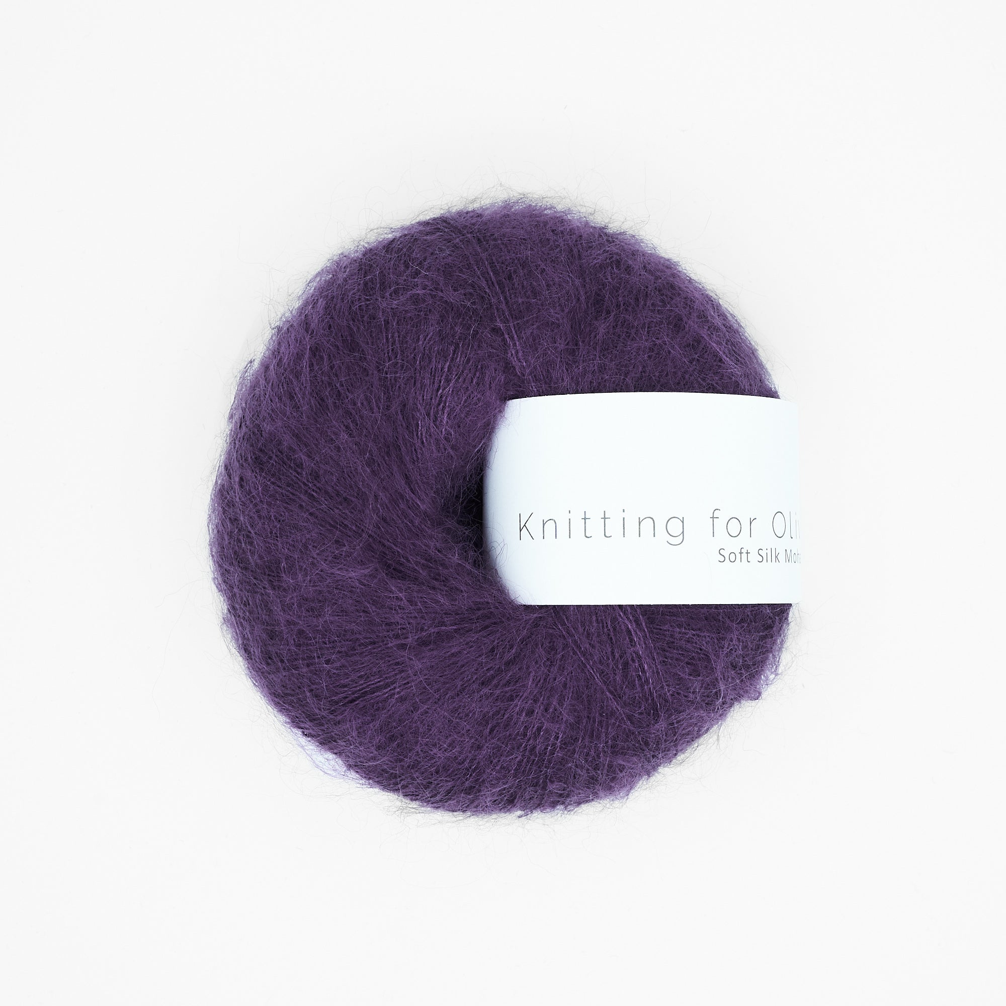 Knitting for Olive Soft Silk Mohair  Plum